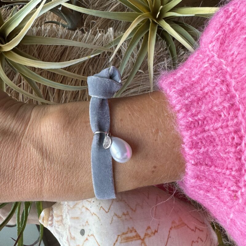 Sametpaelad "Pink & Grey" Silver - Image 3