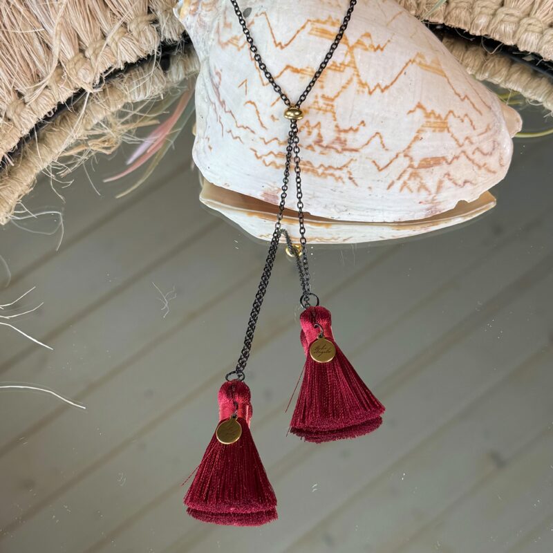 Bohokee "Red Wine Tassel"