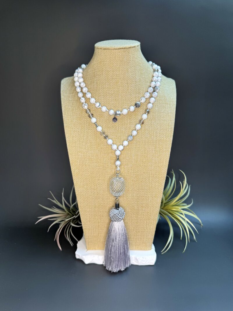 Bohokee "Grey Turban Tassel"