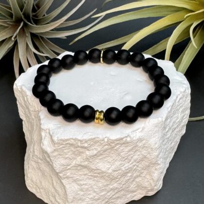 Bohovõru "Medium Black Ring"