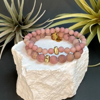 Bohovõru set "Pinki Rhodonite"