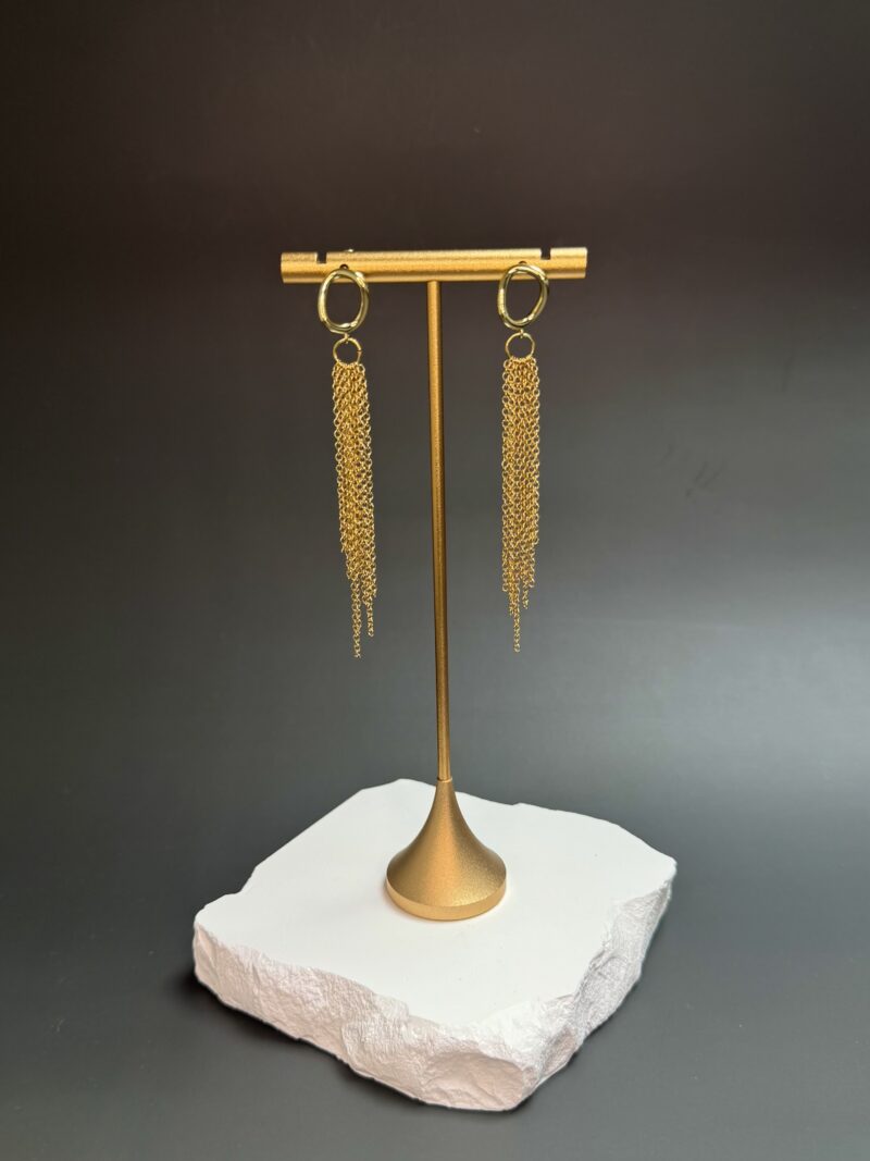 Kõrvaehe "Chain Drop" 14K Gold Plated