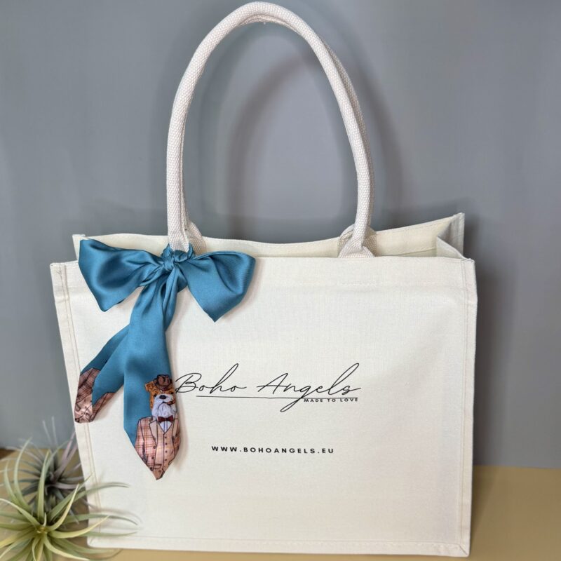 Boho Angels Bag "Blue Dog" - Image 4