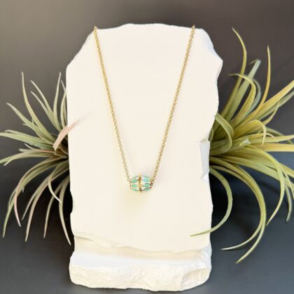 Bohokee "Turqouise Drum" 14K Gold Plated