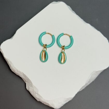 Kõrvarõngad "Turqouise Turqouise Shell"