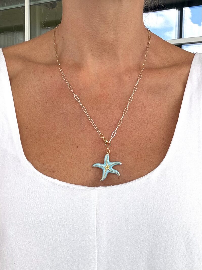 Bohokee "Turqouise Seastar" 14K Gold Plated - Image 2