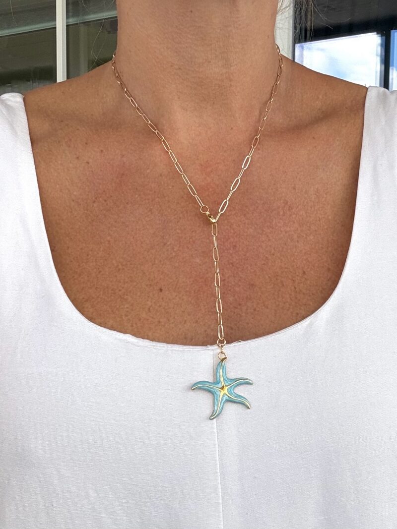 Bohokee "Turqouise Seastar" 14K Gold Plated - Image 3