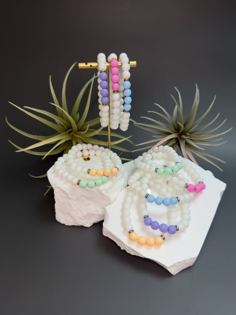 Berry Bracelet "Silver Peach" - Image 2