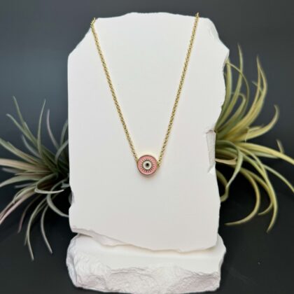 Bohokee "Pink Eye Ring" 14K Gold Plated