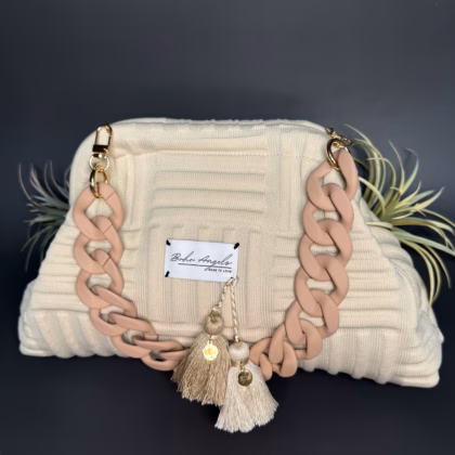 Boho Bag "Beige Bun"