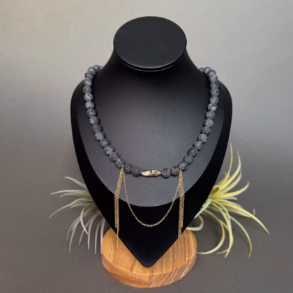 Kaelakee "Graphite Chain"