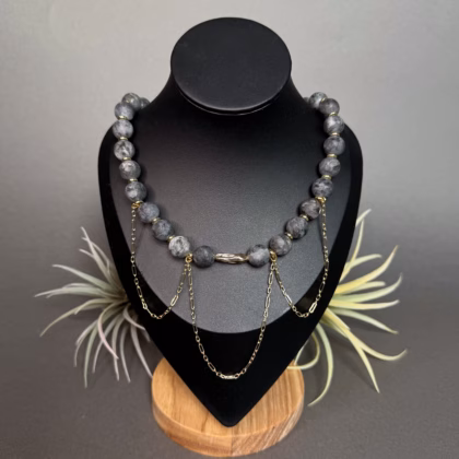 Kaelakee "Big Graphite Chain"