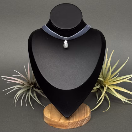 Choker "Grey Silver"