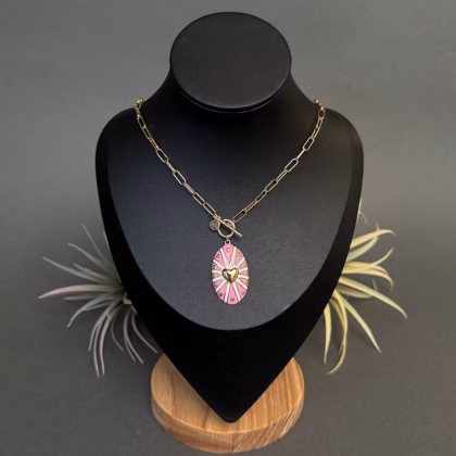 Bohokee "Pink Shine Plate" 14K Gold Plated