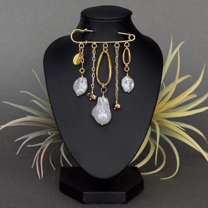 Boho-Pross "Pearl Shapes Gold"