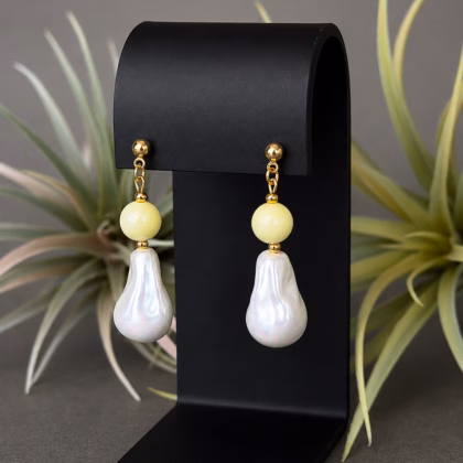 Kõrvarõngad "Limoncello Pearl"
